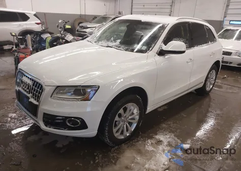 2016 Audi Q5 2.0T Premium from USA, damaged, VIN WA1L2AFP7GA031696